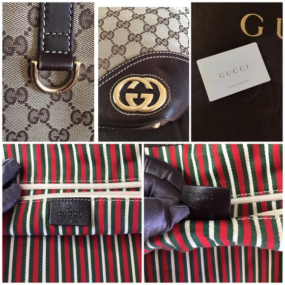 ⚡SOLD⚡⚡🛍GUCCI GG Canvas Britt Large Tote Bag - Picture 10 of 10